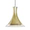 Besa Lighting Rio Cord Pendant, Gold Foil/Clear, Black Finish, 1x60W Incandescent 1JT-RIOGF-BK - alternate 1